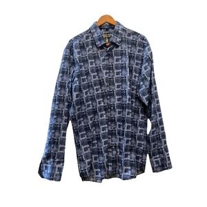 Luchiano Visconti Signature Series Limited Edition New Men's XL Shirt Blue $135+